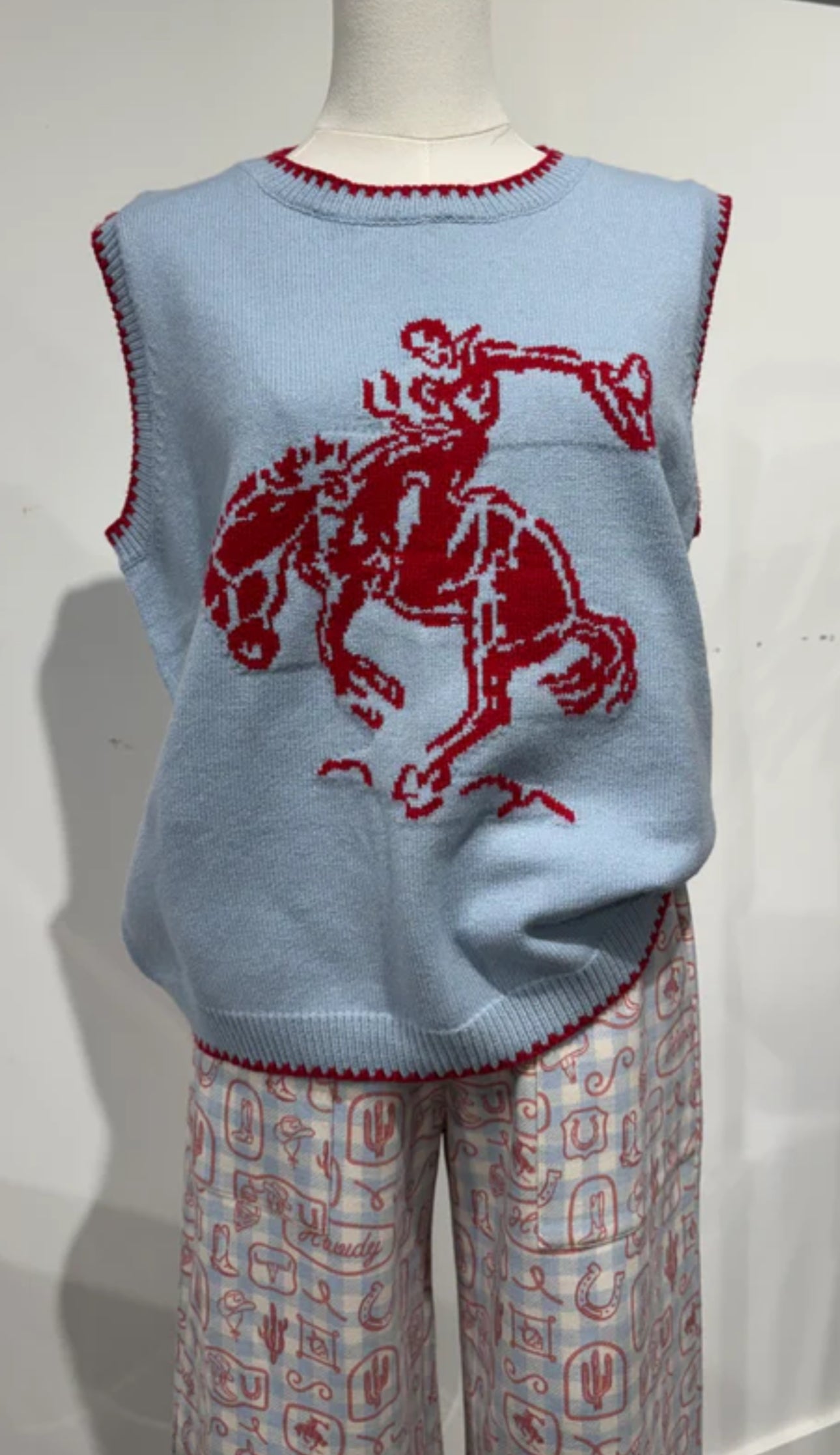 The Hats Off Cowboy Sweater Vest