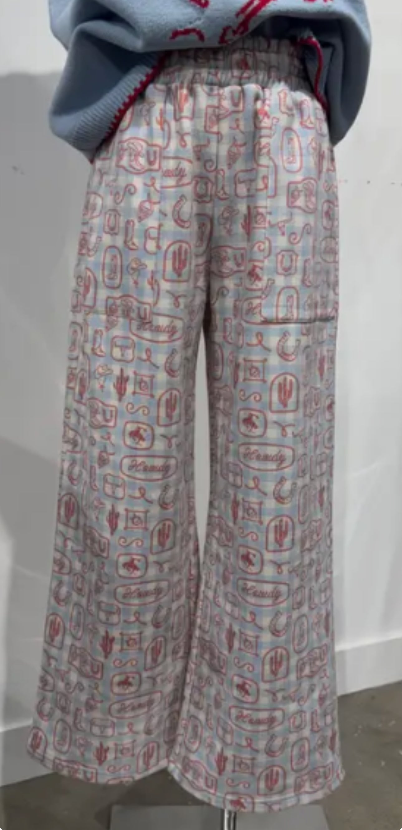 The Western Gingham Pant