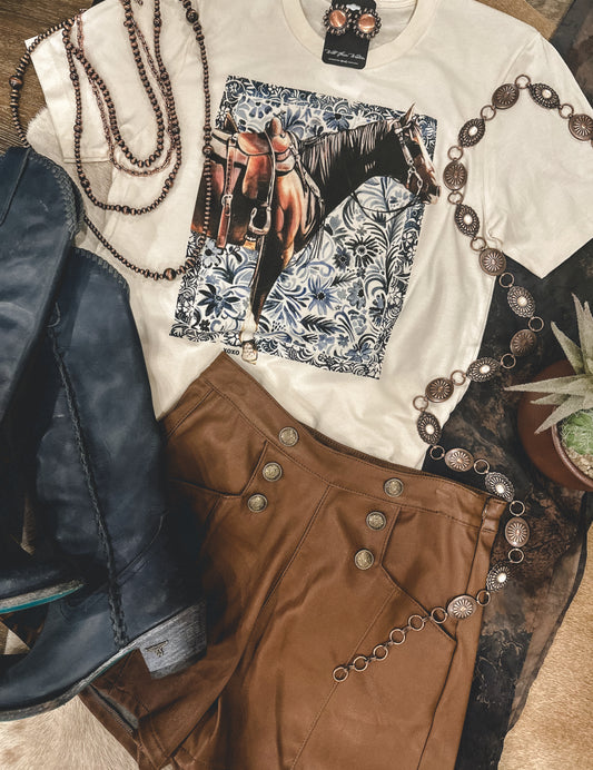 The Denim Horse Tee