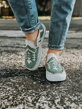 Load image into Gallery viewer, The Dakota Turquoise Tennis Shoes