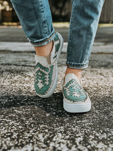 The Dakota Turquoise Tennis Shoes