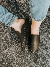 Load image into Gallery viewer, The Adair Black Studded Mules