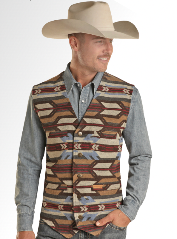 The Arrow Jaquard Wool Vest