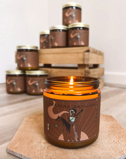 Burning Daylight Candle