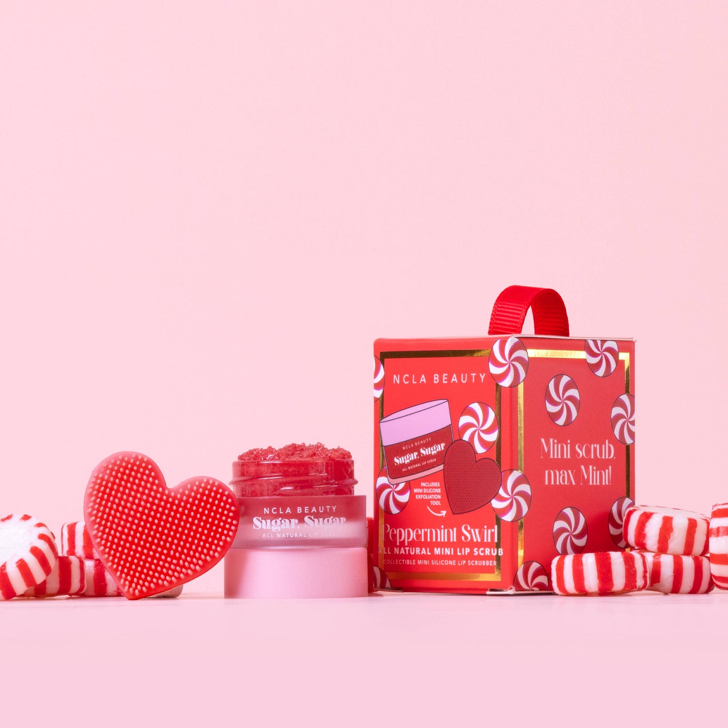 Peppermint Swirl Lip Scrub Gift Set