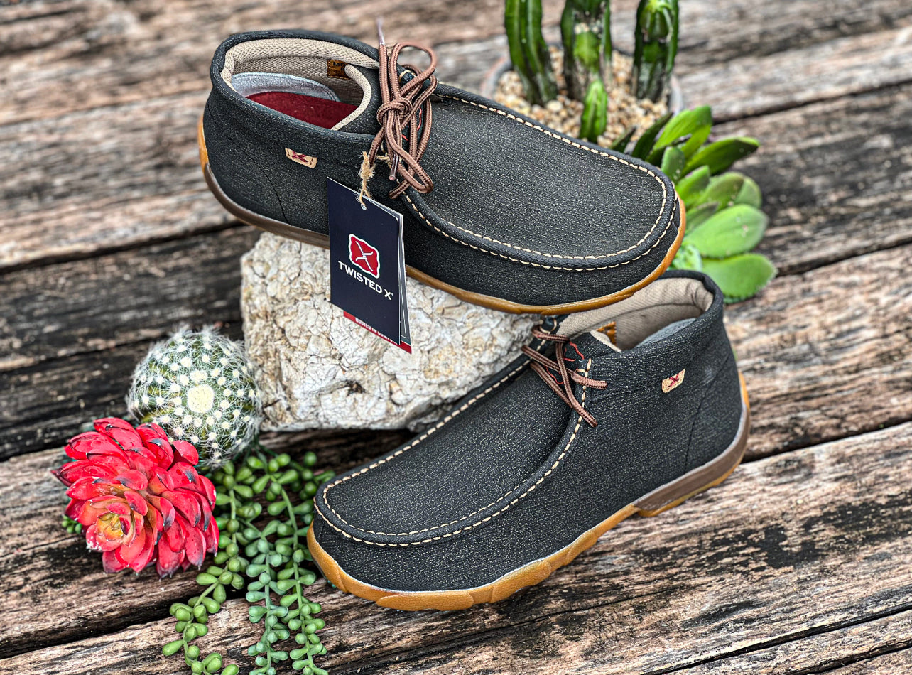 Twisted X Charcoal Driving Mocs