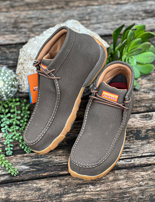 Twisted X Chocolate Work Driving Mocs