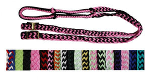 Braided Nylon Barrel Reins/Easy Grip Knots