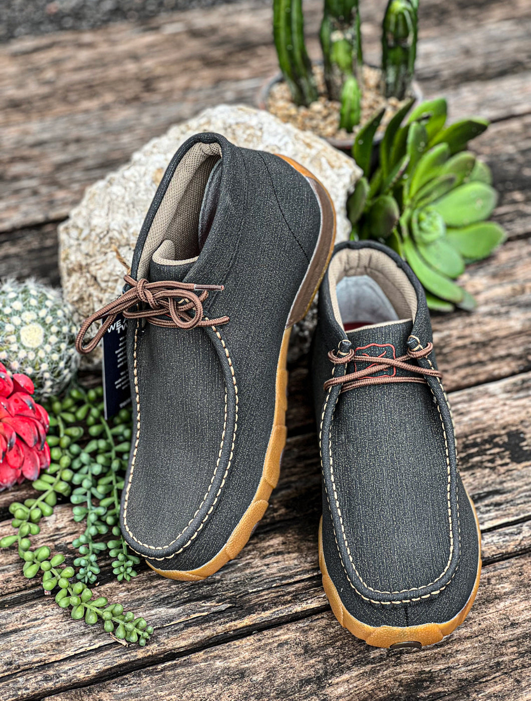 Twisted X Charcoal Driving Mocs