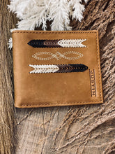 Load image into Gallery viewer, Justin Bi-Fold Chevron Wallet