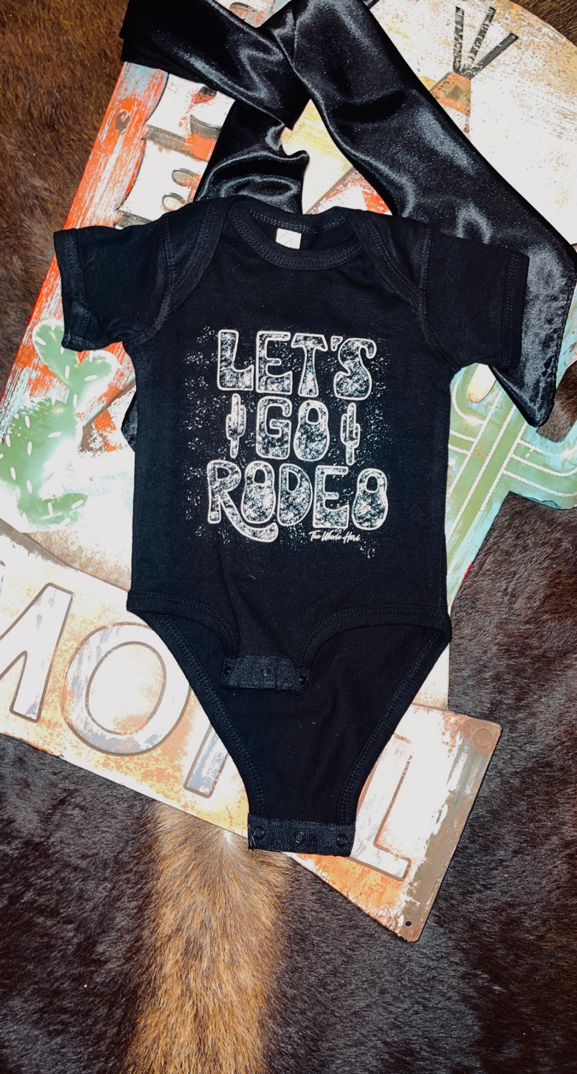 Lets Go Rodeo Onesie