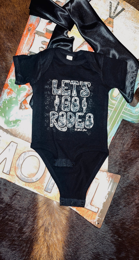 Lets Go Rodeo Onesie
